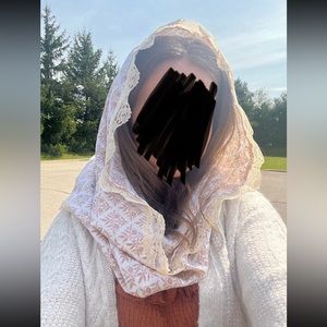 100% Cotton Tube Style Headscarf head covering- Handmade